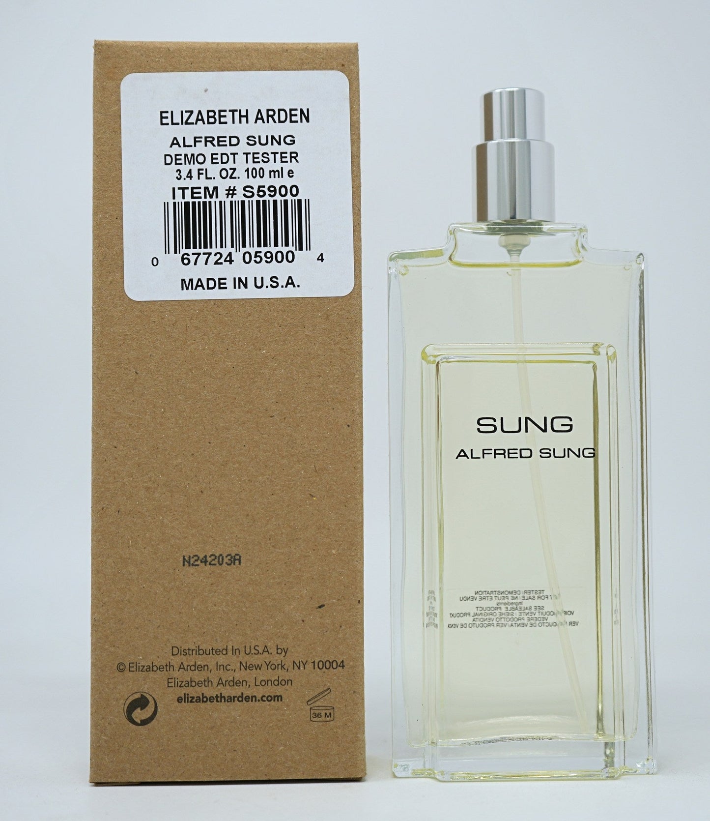 Sung Pour Femme Eau De Toilette Vaporisateur 3.4 oz Testeur - Sans Boîte