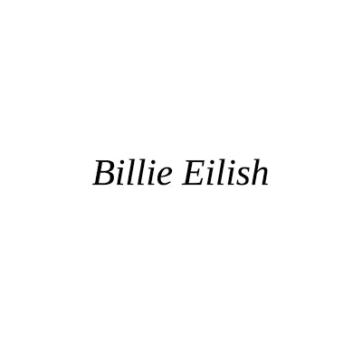 Billie Eilish