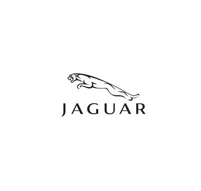 Jaguar Classic Eau de Toilette bottle with silver cap and green glass, Jaguar Vision fragrance in sleek black and clear glass bottle, Close-up of Jaguar for Men cologne bottle with green tint and logo
