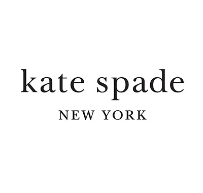 Kate Spade New York Eau de Parfum bottle with pink and gold accents, Kate Spade Sparkle fragrance bottle with deep violet hue and bow-shaped cap, Kate Spade Live Colorfully perfume in rainbow-tinted glass bottle