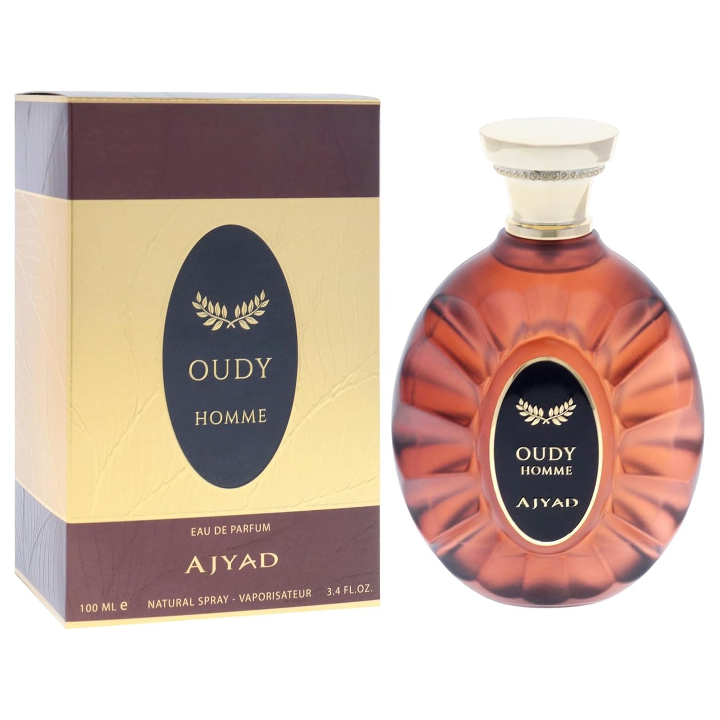 Ajyad Oudy Eau de Parfum Vaporisateur 3.4 oz (Boîte endommagée)