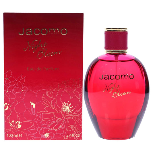 Jacomo Night Bloom Eau de Parfum Spray for Women, 3.4 oz