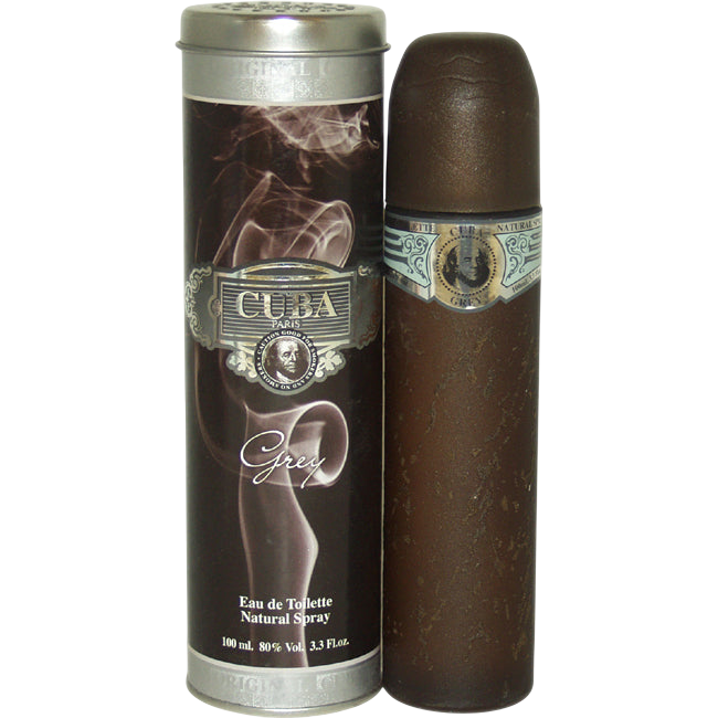 Cuba Grey Eau De Toilette Spray for Men 3.4 oz