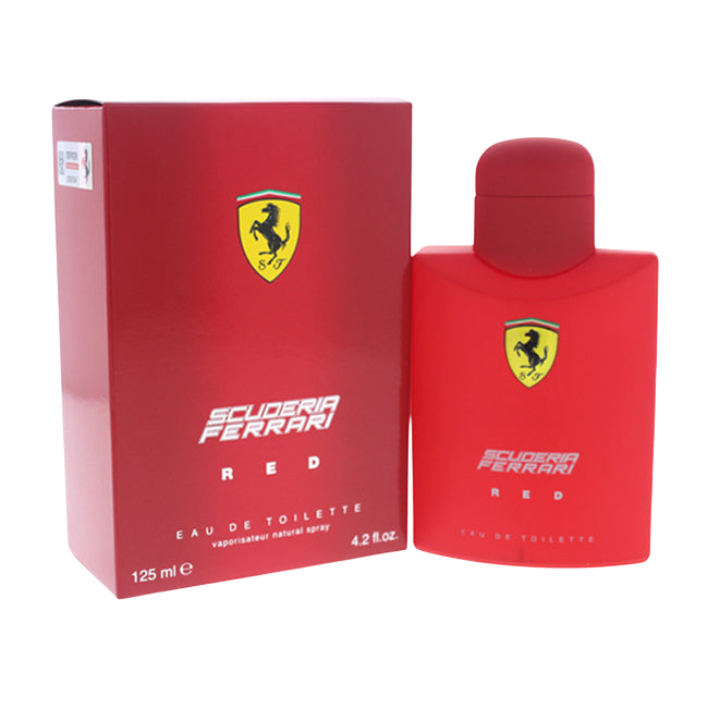 Ferrari Red Eau De Toilette Spray for Men, 4.2 oz