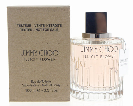 Jimmy Choo Illicit Flower Eau De Toilette Spray 3.4 Oz (Tester)