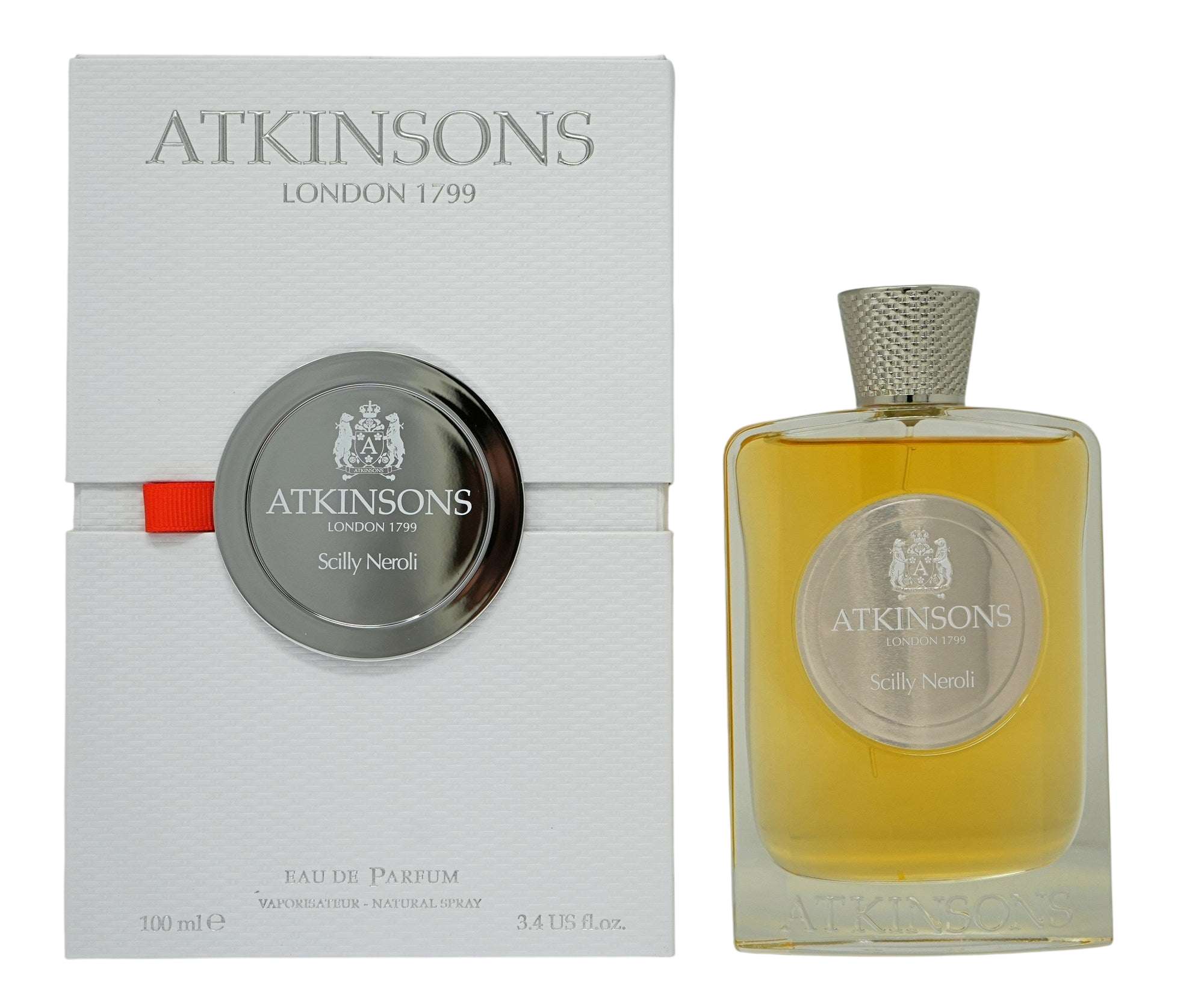Atkinsons Scilly Neroli Pour Femmes Eau De Parfum Spray 3,4 Oz