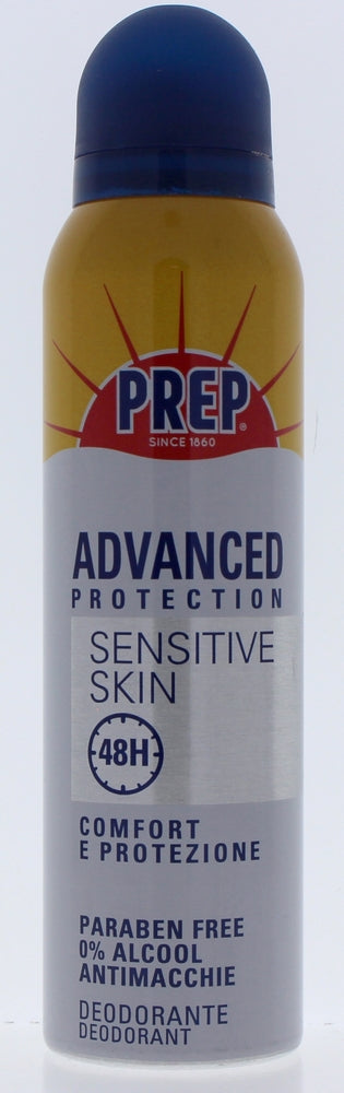 Spray Déodorant Unisexe Prep Advanced Protection 5,0 Oz Sans Parabènes Pour Peau Sensible