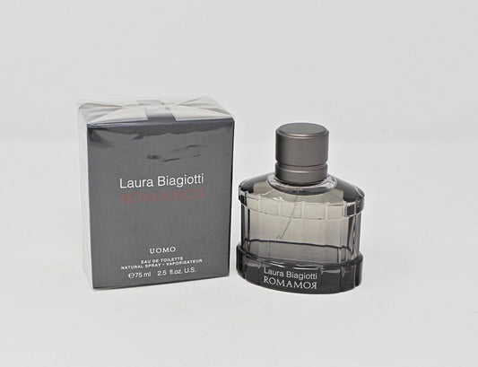 Laura Biagiotti Romamor Uomo Eau de Toilette Vaporisateur 2.5 oz