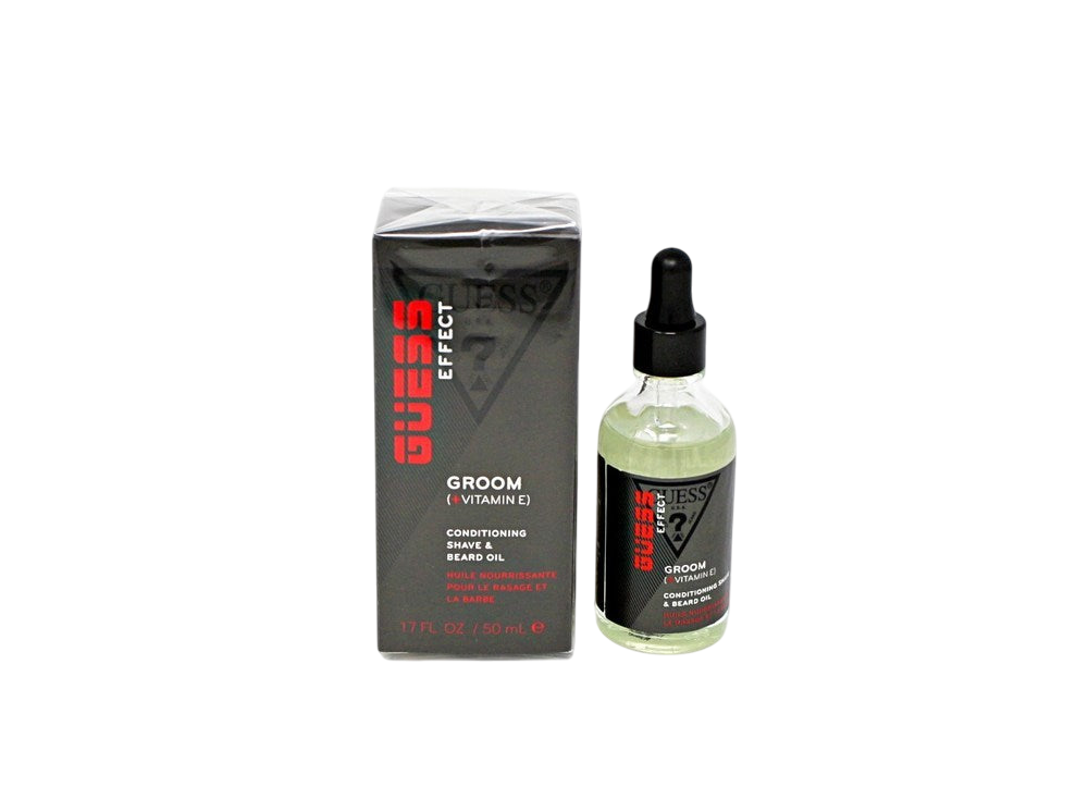 Guess Effect Groom Huile de rasage et de barbe conditionnante pour hommes - 1.7 oz