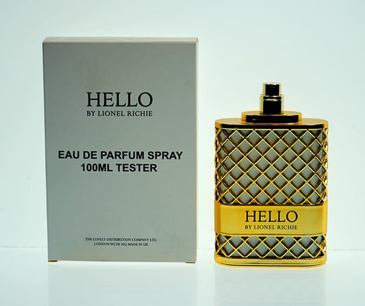 Lionel Richie Hello Eau De Parfum for Women Tester 3.4 oz