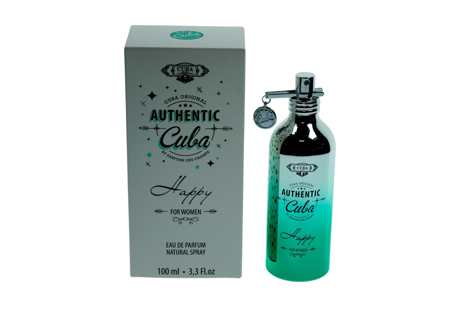Cuba Authentic Happy Eau De Parfum Spray 3.3 Fl. Oz