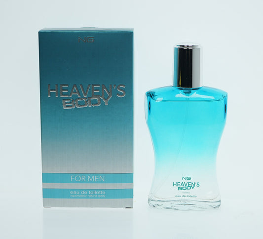 Eau de toilette Heaven's Body pour hommes, 3.33 Oz
