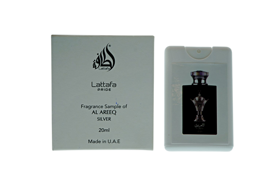 Lattafa Pride Al Areeq Silver Eau De Parfum Spray 20ml for Men
