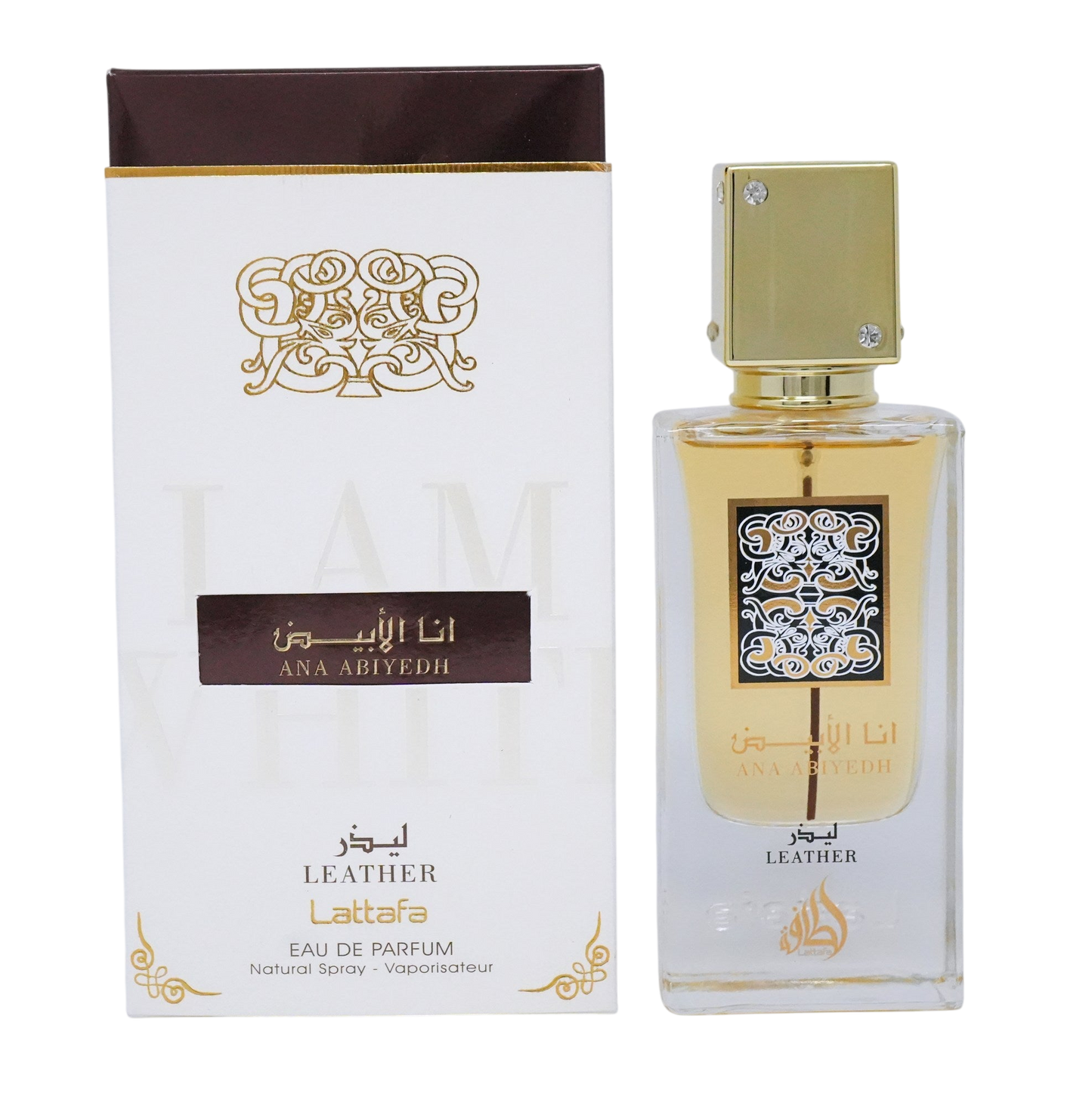 Lattafa Ana Abiyedh Cuir Pour Hommes & Femmes Eau de Parfum Spray 2.04 oz