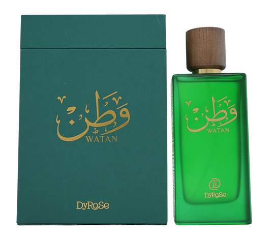 Dyrose Watan Eau de Parfum Vaporisateur pour hommes, 3.4 Oz