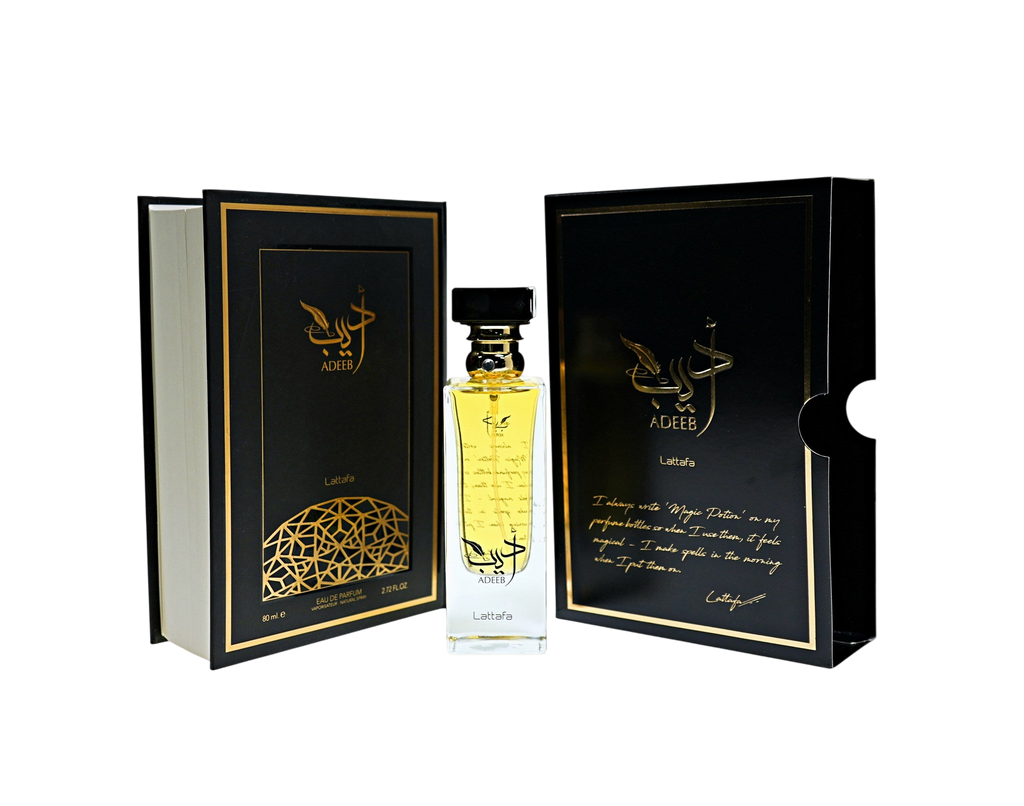Lattafa Adeeb Vaporisateur Eau de Parfum pour Femmes, 2.72 oz
