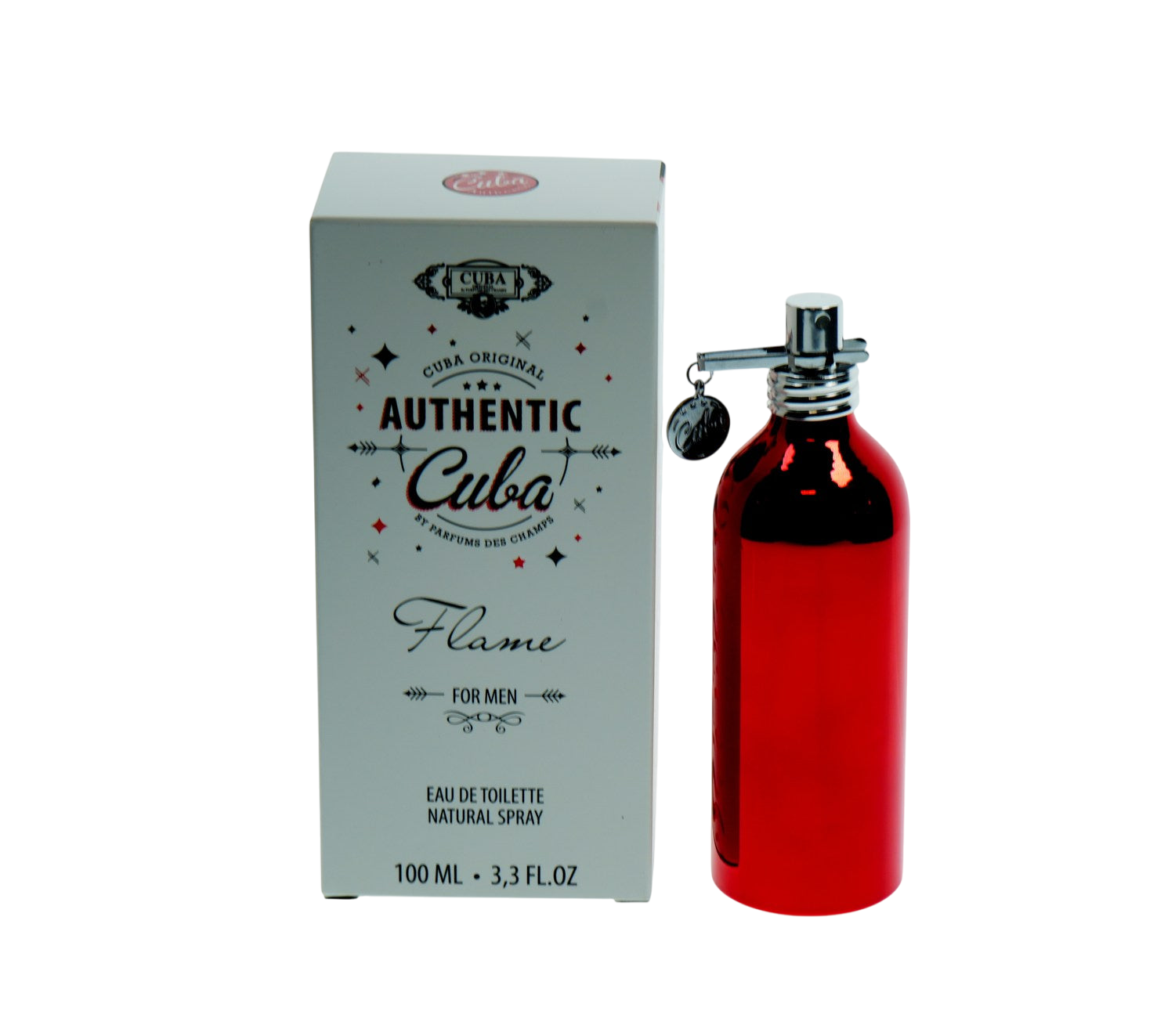 Cuba Authentic Flame Eau De Toilette Spray 100ml for Men