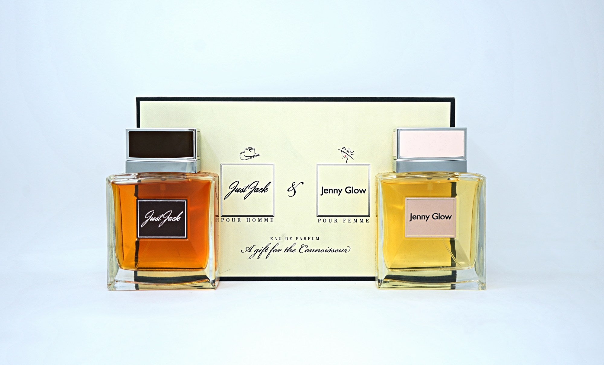 Just Jack & Jenny Glow Unisexe(H/B)2Pc Set(2*3.4 Oz Edp Sp)(Sterling Parfums)