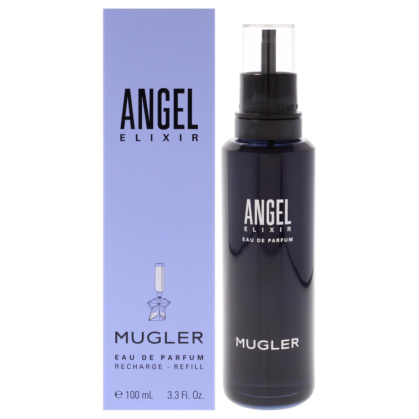 Thierry Mugler Angel Elixir Eau de Parfum pour Femme 3.3 oz Recharge