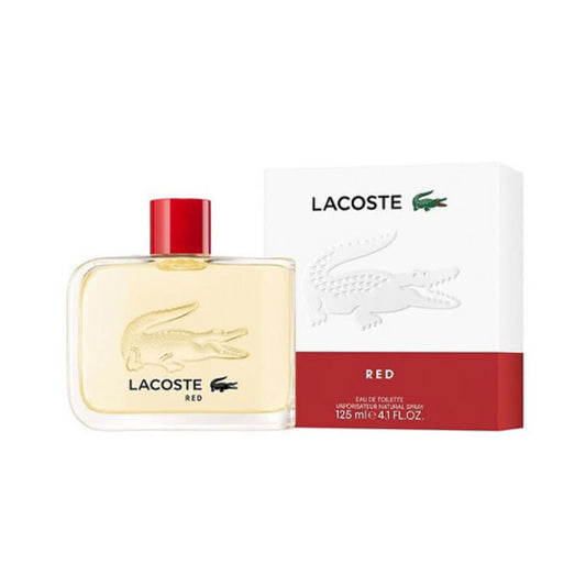 Lacoste Red Eau de Toilette Spray for Men 4.1 oz
